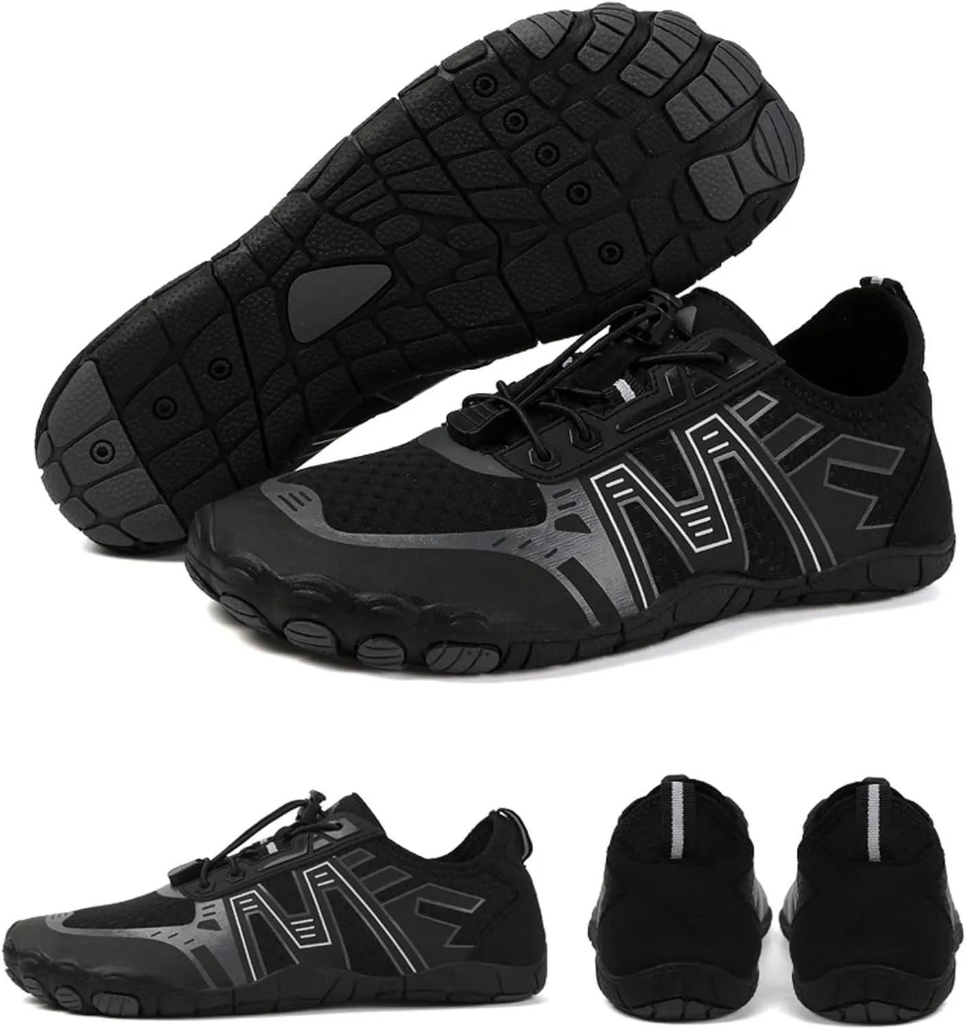 Arch Support Non Slip Minimalist Shoes for Men Casual Sneaker Mesh Breathable Walking Shoe Memory Foam Sneaker