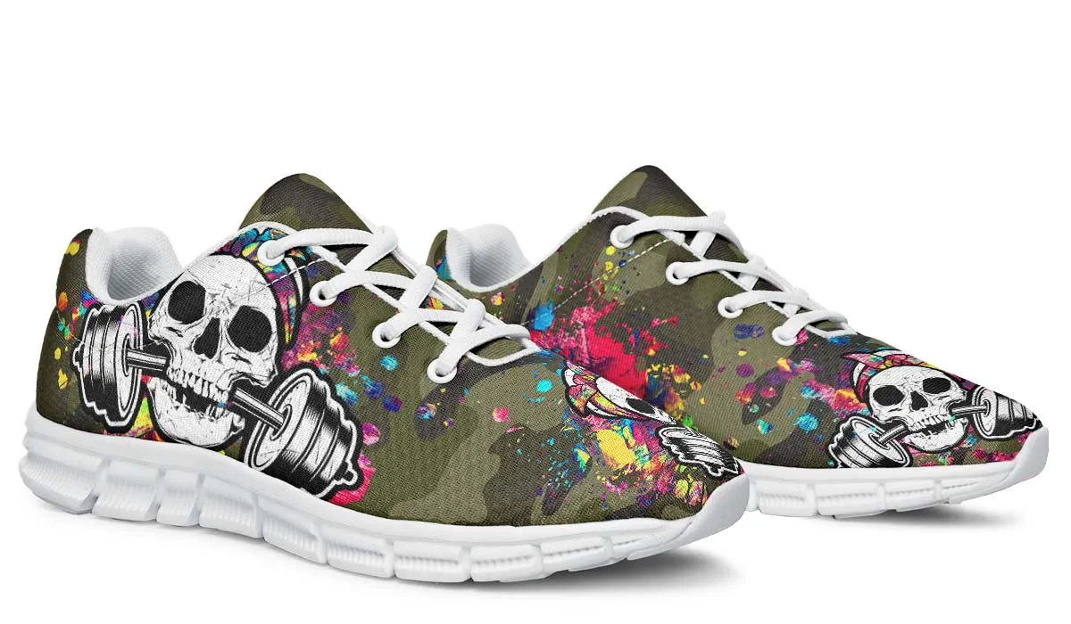 Camocolorful Splat Skull