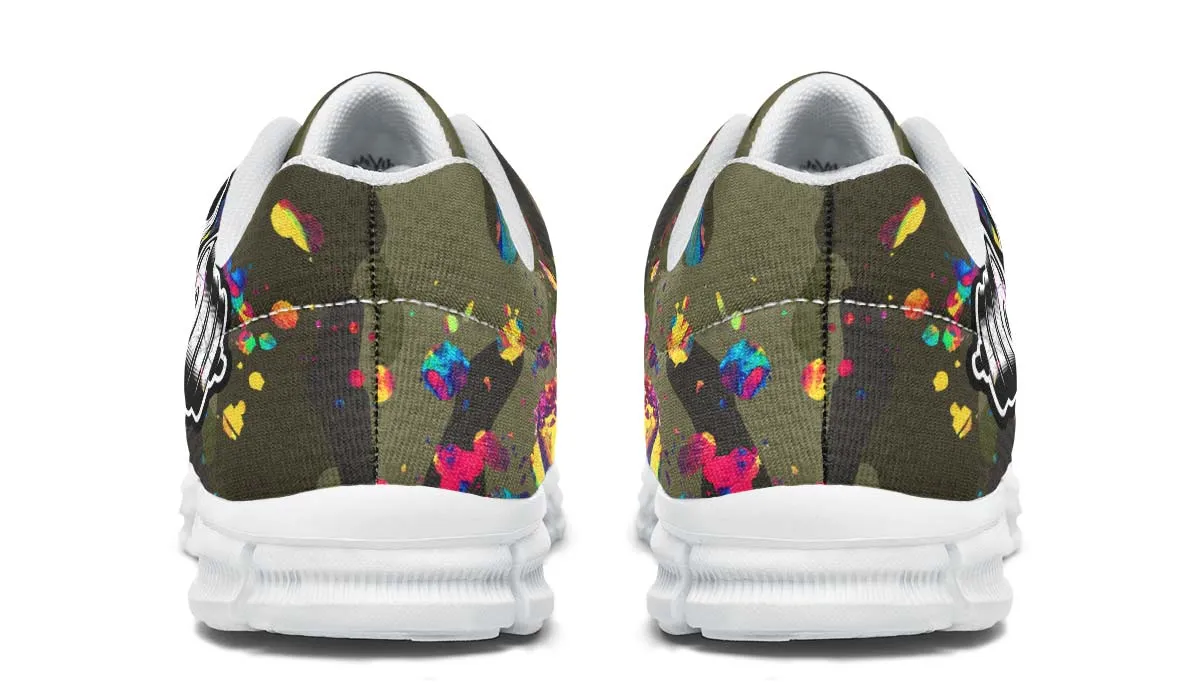 Camocolorful Splat Skull