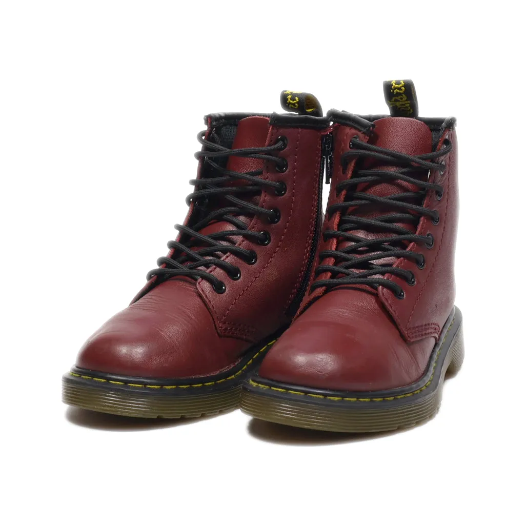 Dr. Martens Ankle Boots Leather Red Colour For Kids