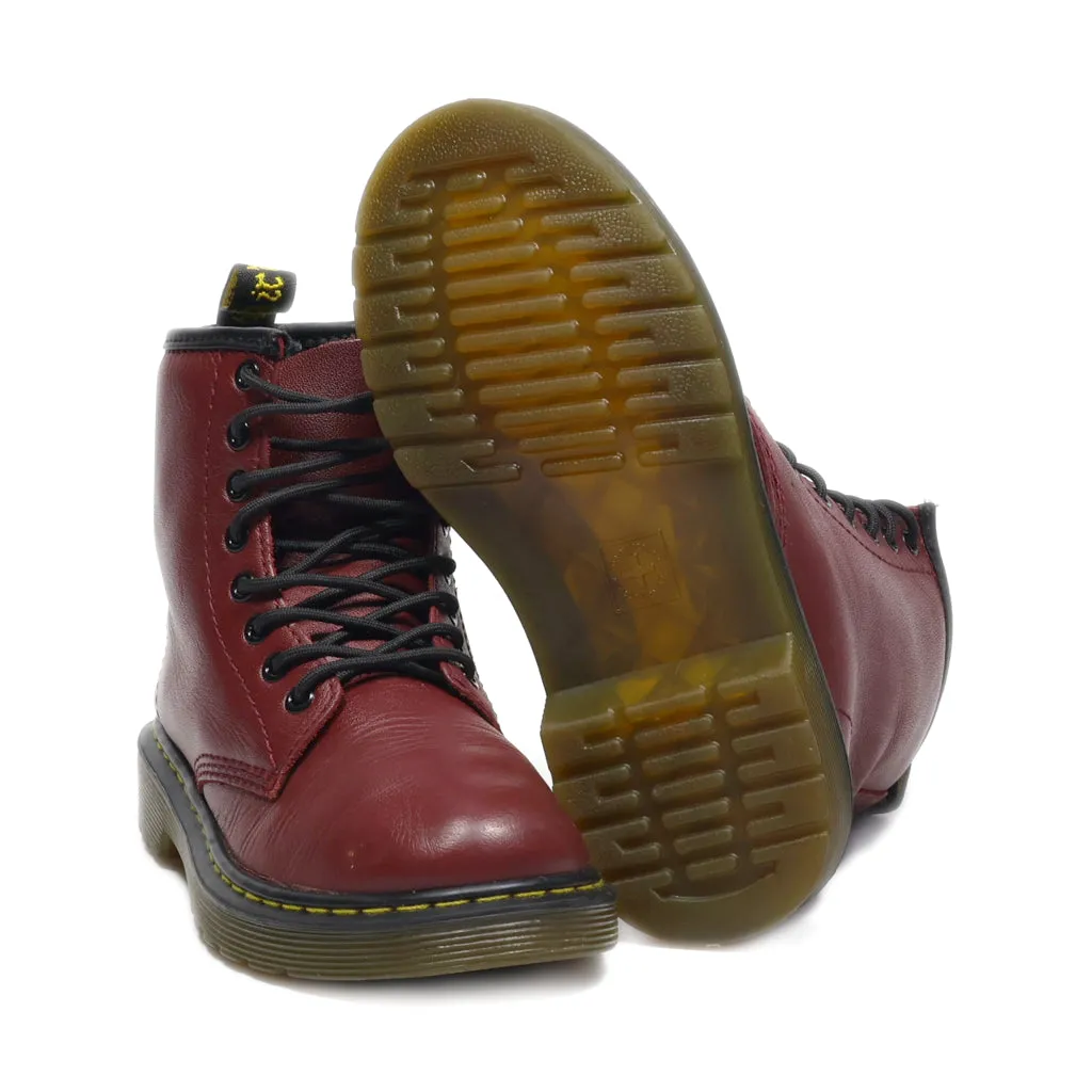 Dr. Martens Ankle Boots Leather Red Colour For Kids