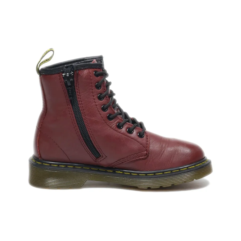 Dr. Martens Ankle Boots Leather Red Colour For Kids