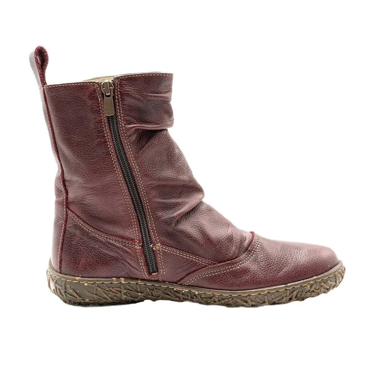 El Naturalista Ankle Boots Leather Burgundy Colour For Women