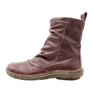 El Naturalista Ankle Boots Leather Burgundy Colour For Women