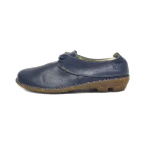 El Naturalista Slip Ons Leather Blue Colour For Women