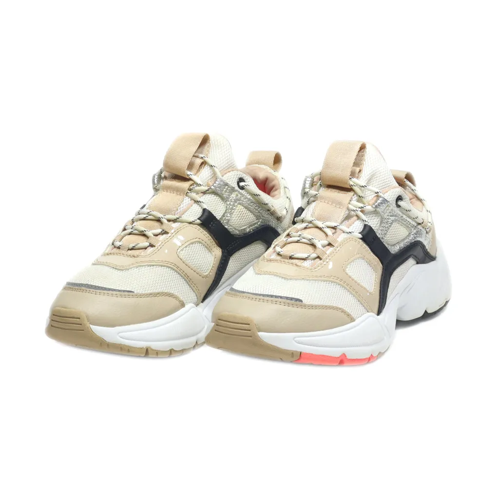 H&M Trainers & Sneakers Leather Beige Colour For Women