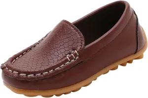 Toddler Boys Girls Loafers Soft Slip On Shoes Kids Flat Casual Boat Shoes School occasin Walking Shoes
