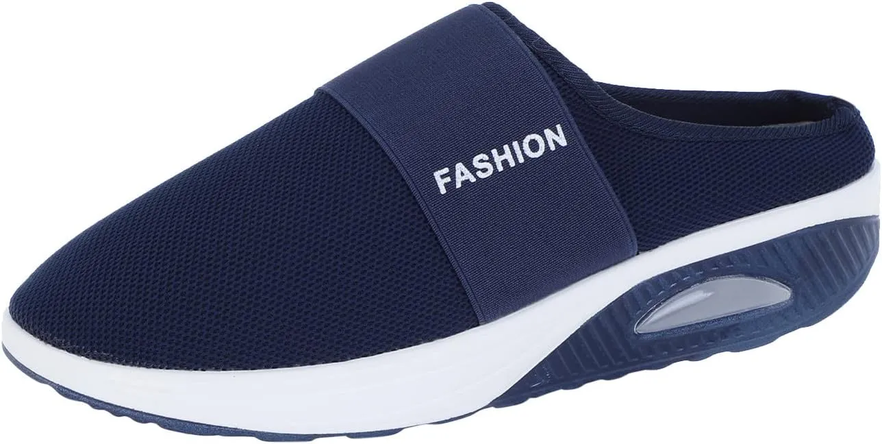 Women's Casual Slip on Half Shoes Breathable Mens Running Shoes Lightweight Casual Work Shoes Men's Fashion Sneakers Platform Tennis Shoe Trainers Shoe